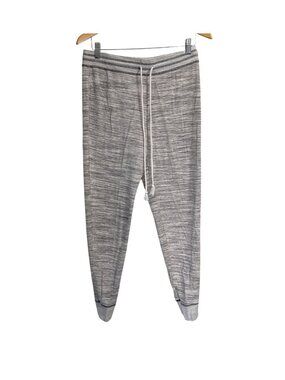 Felina Womens Gray Striped Jogger Pants Size M Rayon Blend